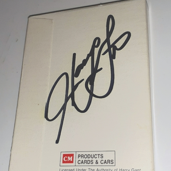 Vintage Handsome Harry Gant Autographed NASCAR Card Set - Picture 1 of 2